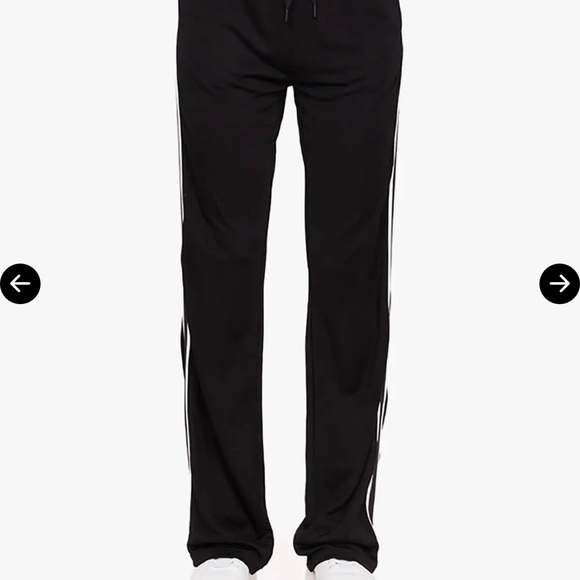 The Upside Celeste Black Track Pants with White Stripes New Size XSmall. - Picture 9 of 12